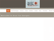 Tablet Screenshot of bluefoxinteriors.com